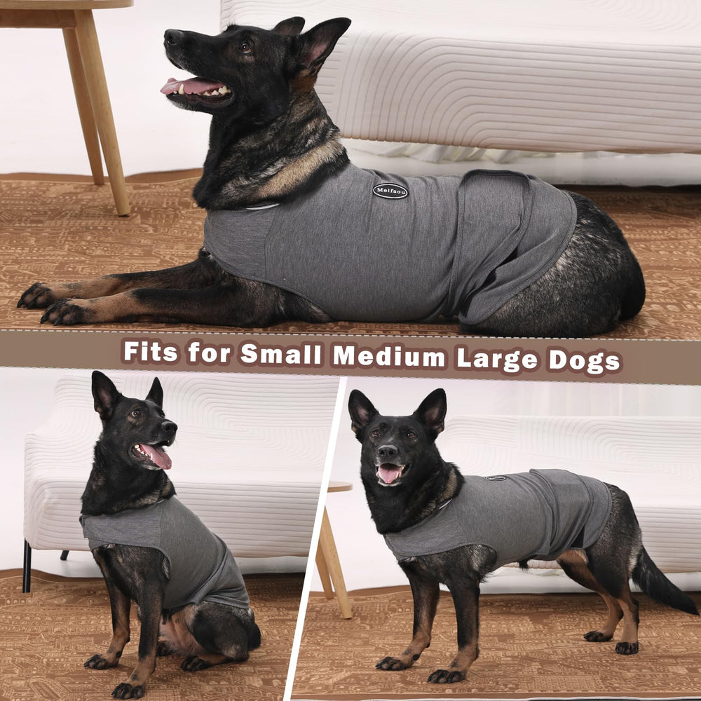 Meifsou chaleco ansiedad perro diseño para vestir fácilmente