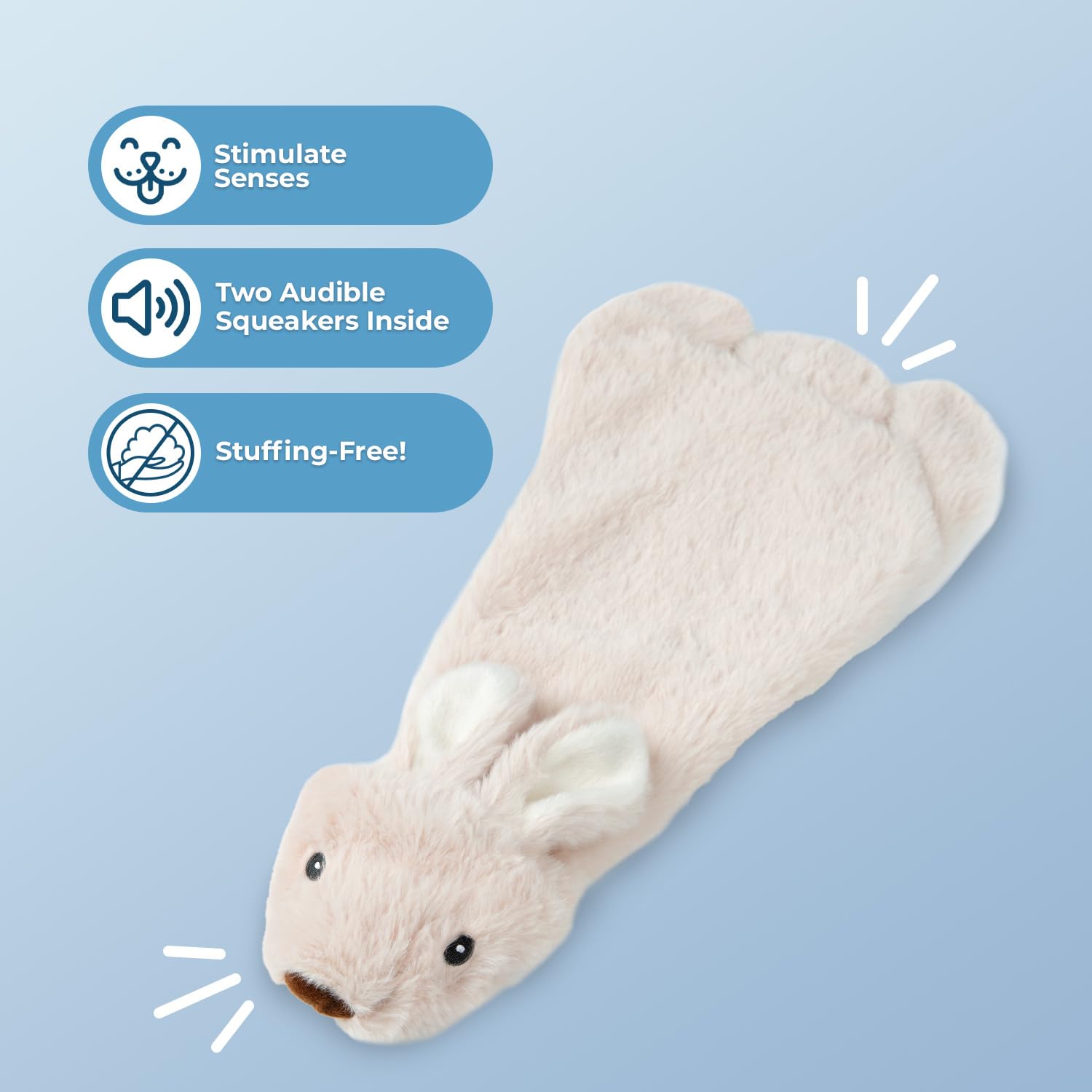 Mejores suministros para mascotas juguete con cavidad para botella, crujido divertido
