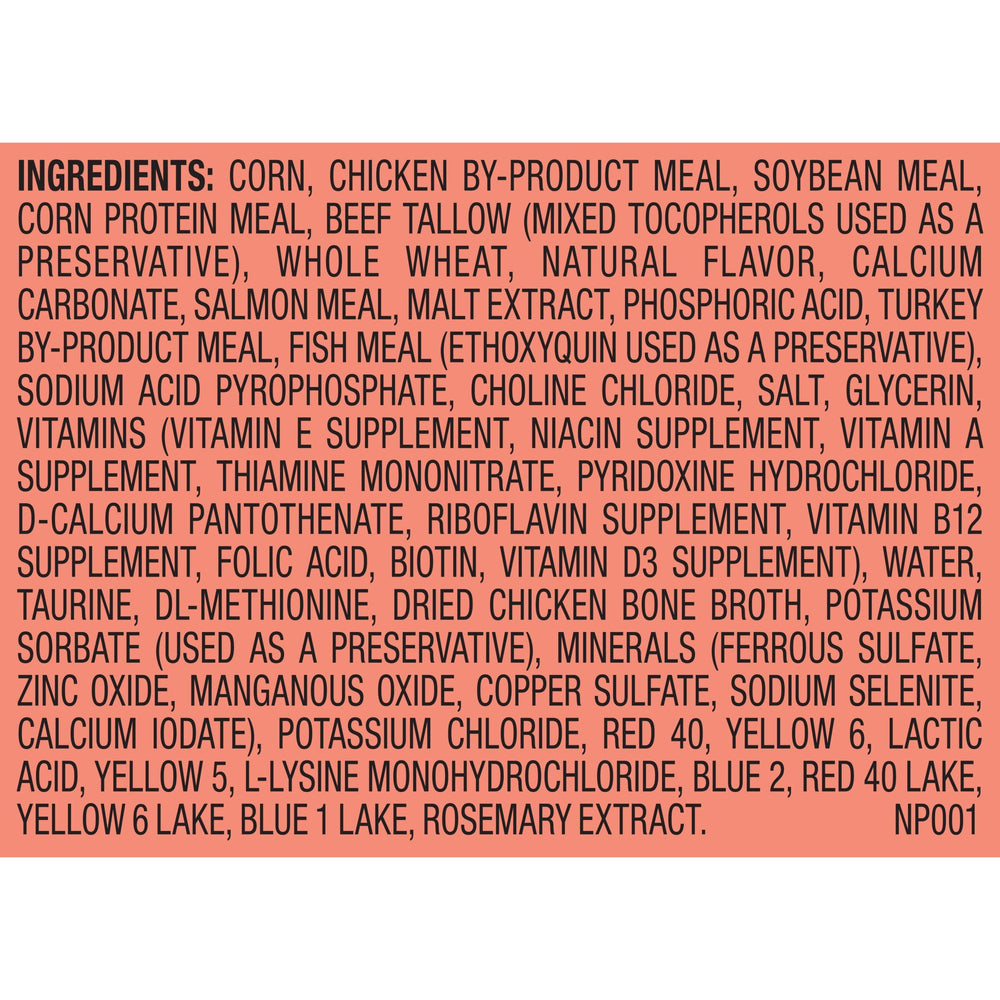 Meow Mix Burbujeos Caldo, producido en Estados Unidos con ingredientes selectos.
