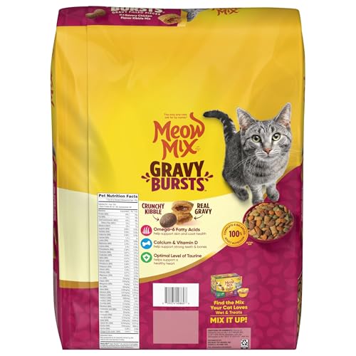 Meow Mix Gravy Bursts: trozos con salsa real para mayor sabor