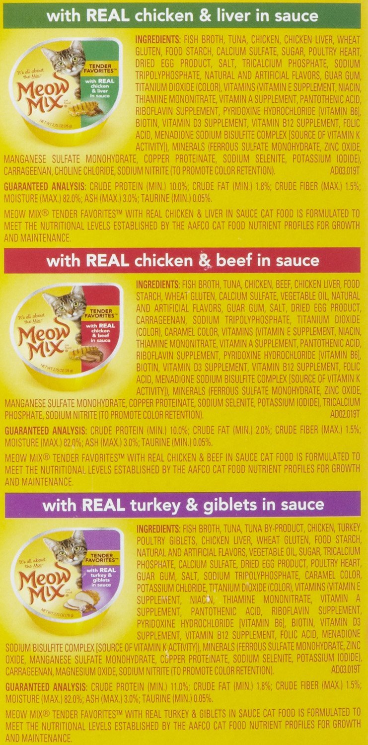 Meow Mix Market Select empaque de 12 porciones, practica para la dieta diaria