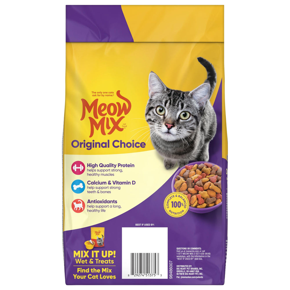 Meow Mix Original Choice aroma irresistible para comer