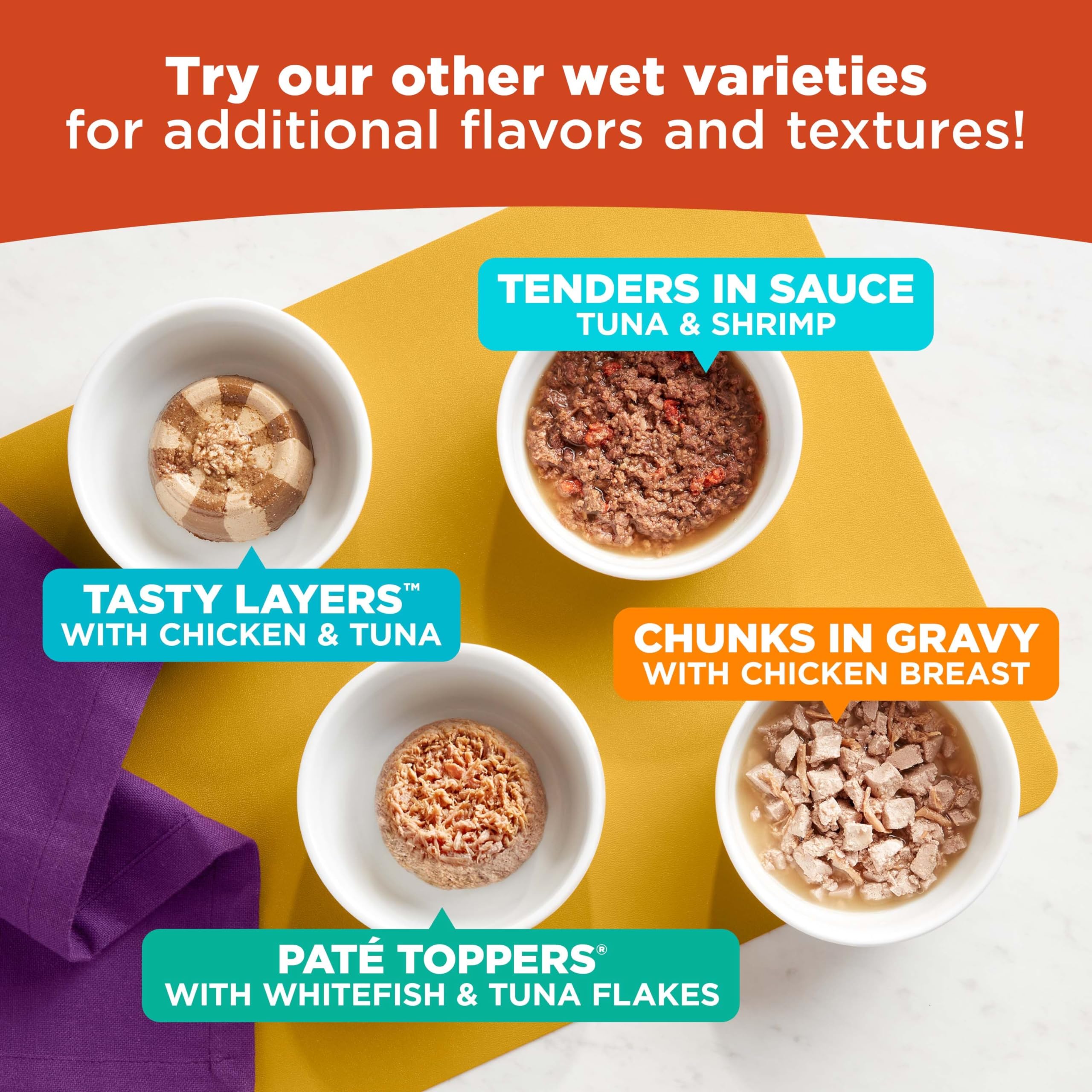 Meow Mix Paté en Gravy ofrece nutrición completa para gatos adultos
