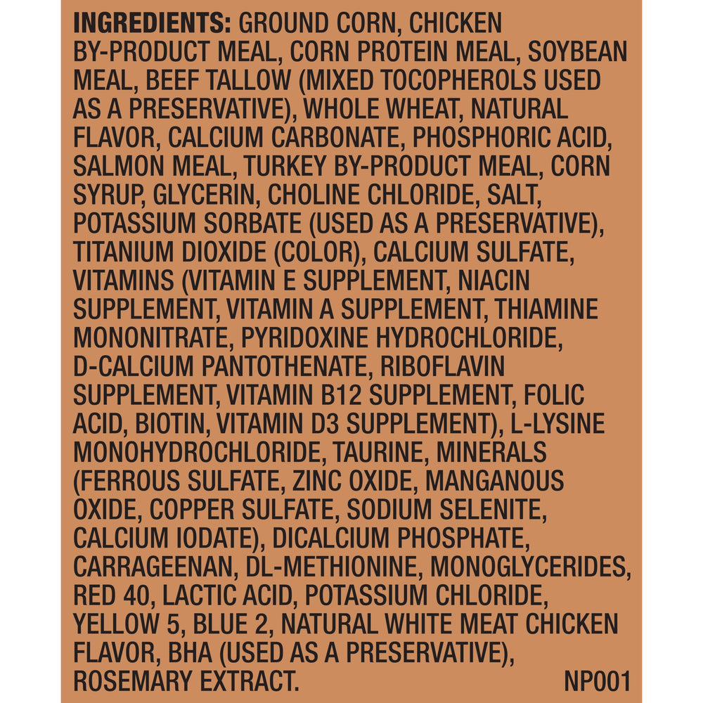 Meow Mix Tender Centers sabores salmón y pavo para paladar exigente.