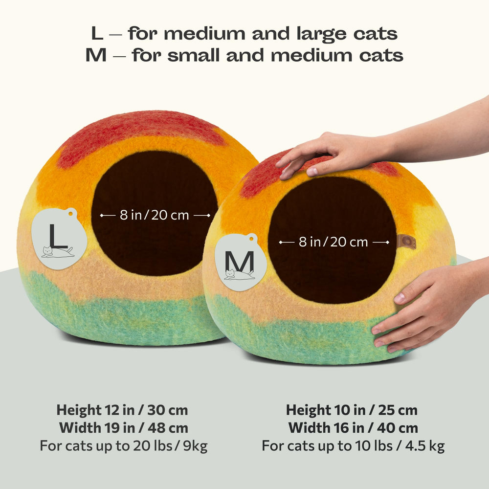 MEOWFIA Cama de gato: superficie suave para relajación diaria.