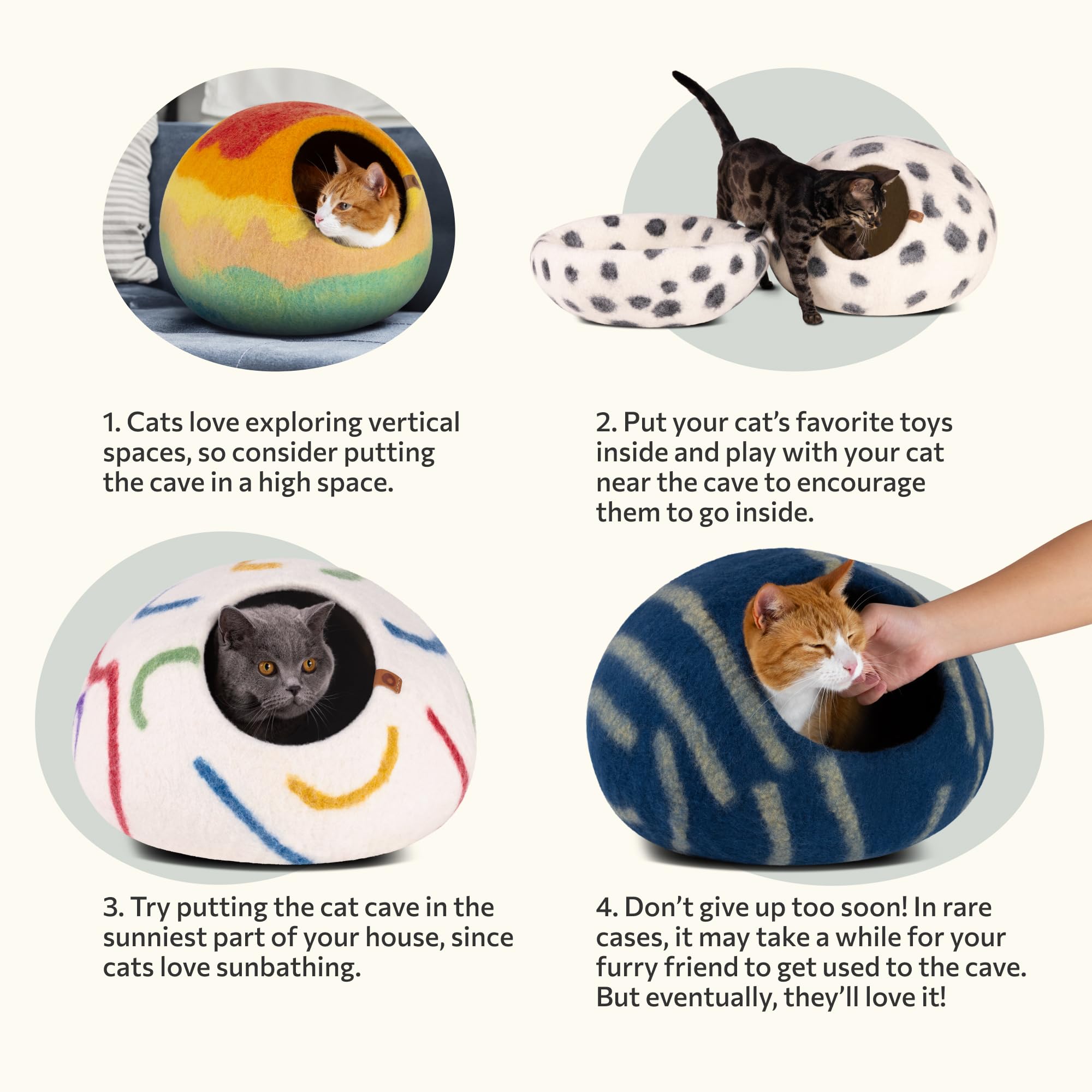 MEOWFIA Cuidado ligero: duradero y portátil para mover.
