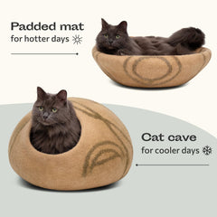 MEOWFIA diseño natural con silueta discreta que oculta pelos.