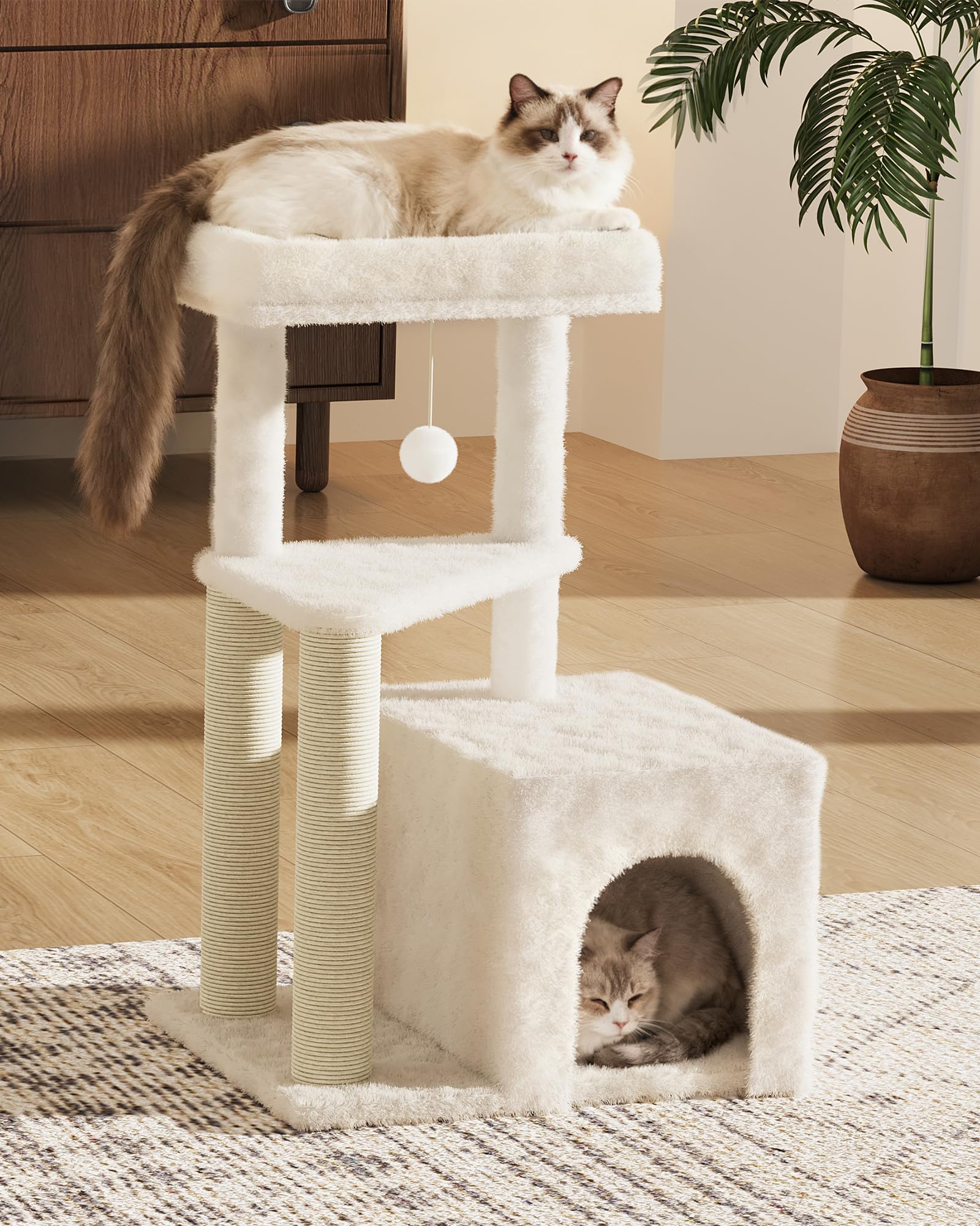 MeowHomm perch-alta-gato-grande, perfecta para vigilar desde arriba.