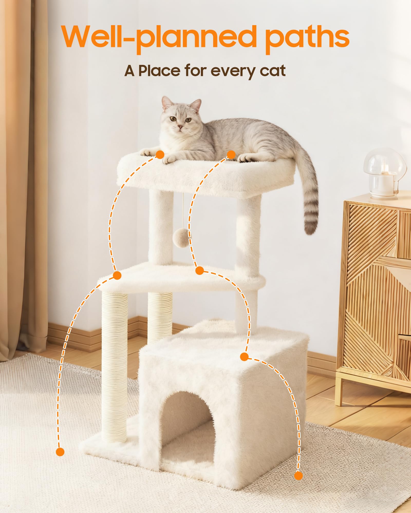 MeowHomm plataforma-acogedora para descanso y siestas tranquilas.