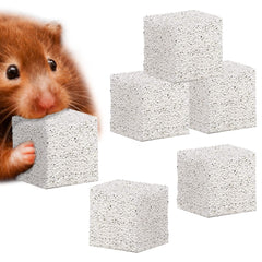 Meric CoCoo piedra de lava para afilar dientes de mascotas pequeñas durante la masticación.
