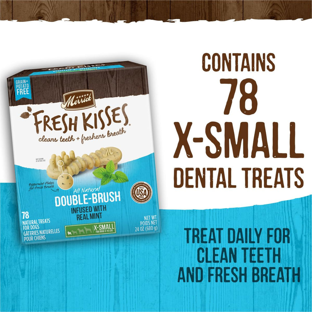 Merrick Fresh Kisses: fomenta dientes sanos y aliento fresco