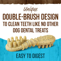 Merrick Fresh Kisses: diseño de doble cepillo para una limpieza al masticar.