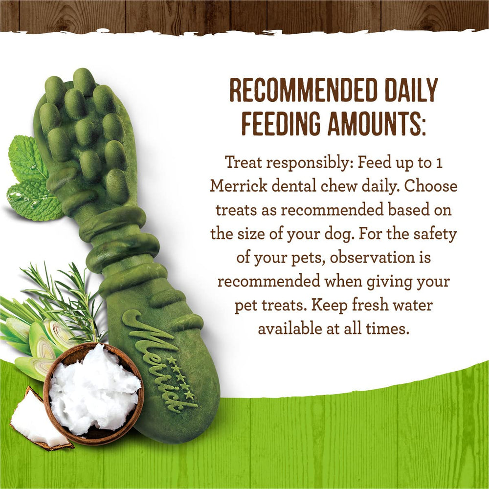 Merrick Fresh Kisses para perros pequeños, tamaño y manejo cómodo