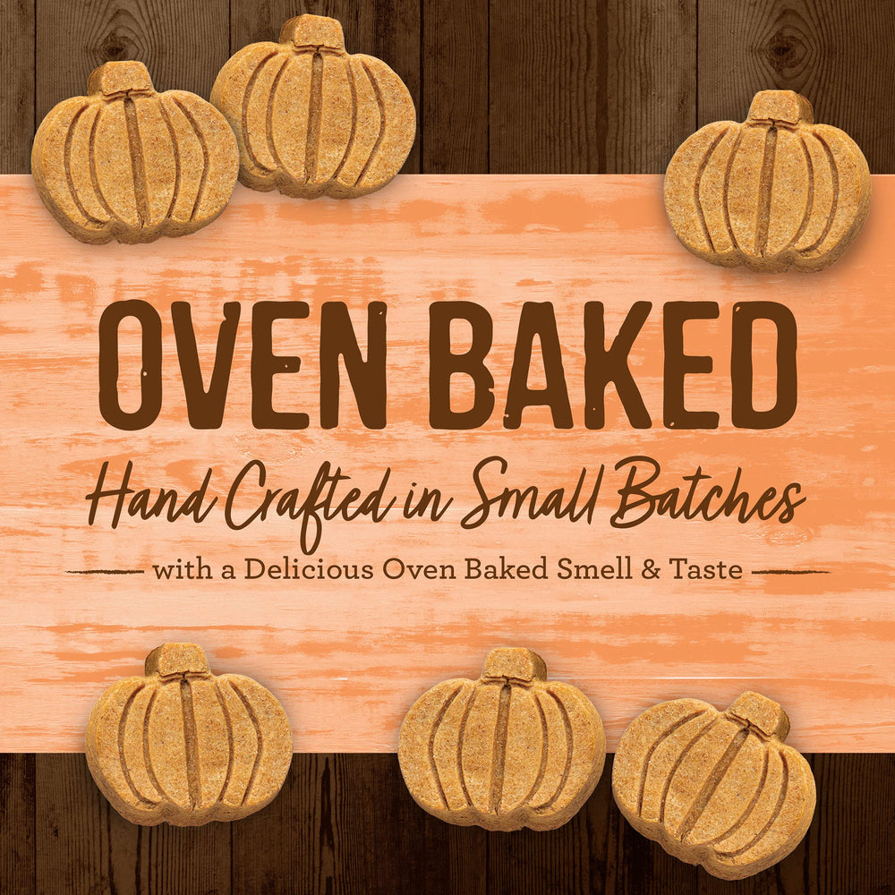 Galletas para perros Merrick con calabaza real, snack natural y delicioso.