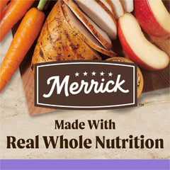 Merrick granos enteros antiguos favorecen digestión equilibrada en perros