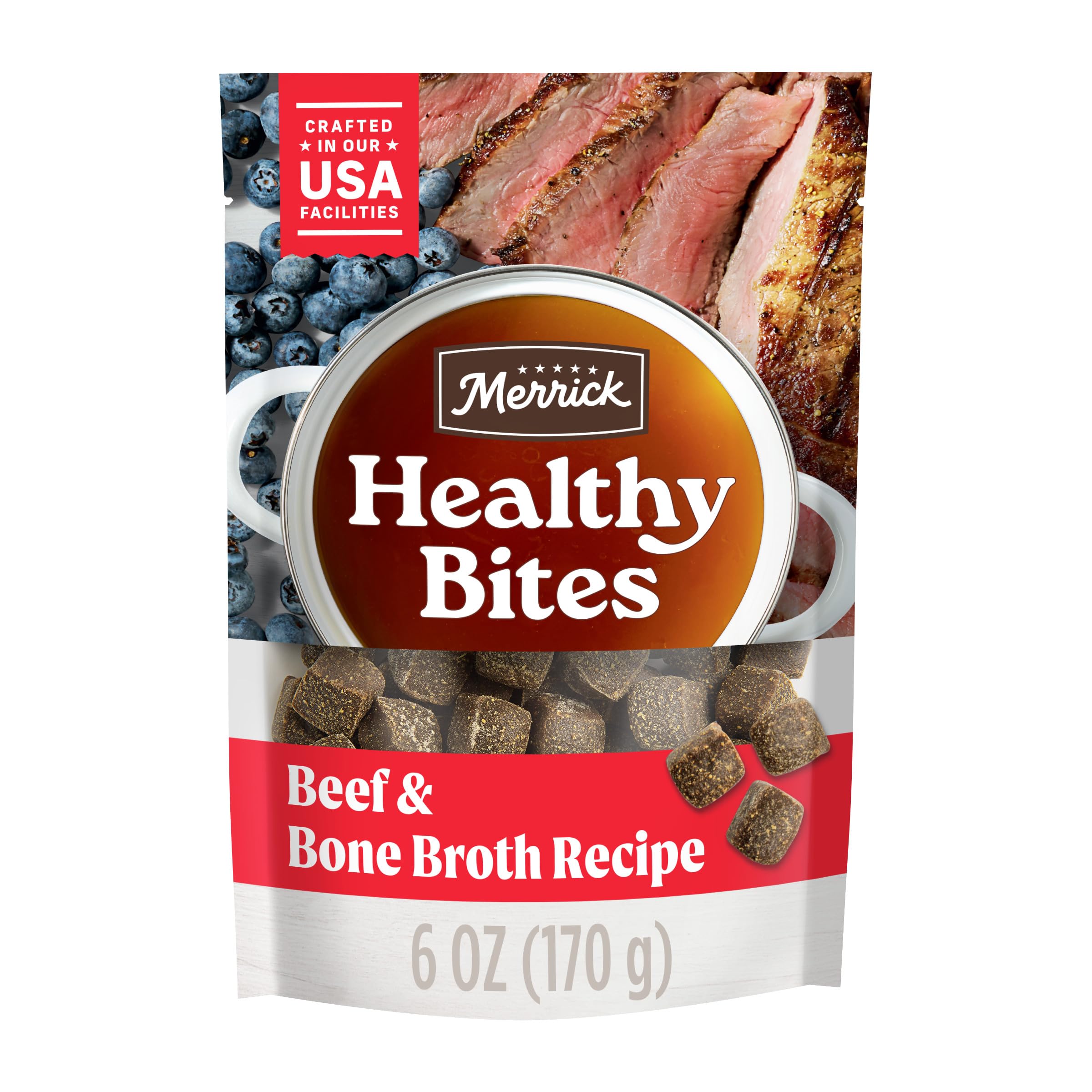 Merrick Healthy Bites, empaque reutilizable mantiene frescura y facilidad de almacenamiento