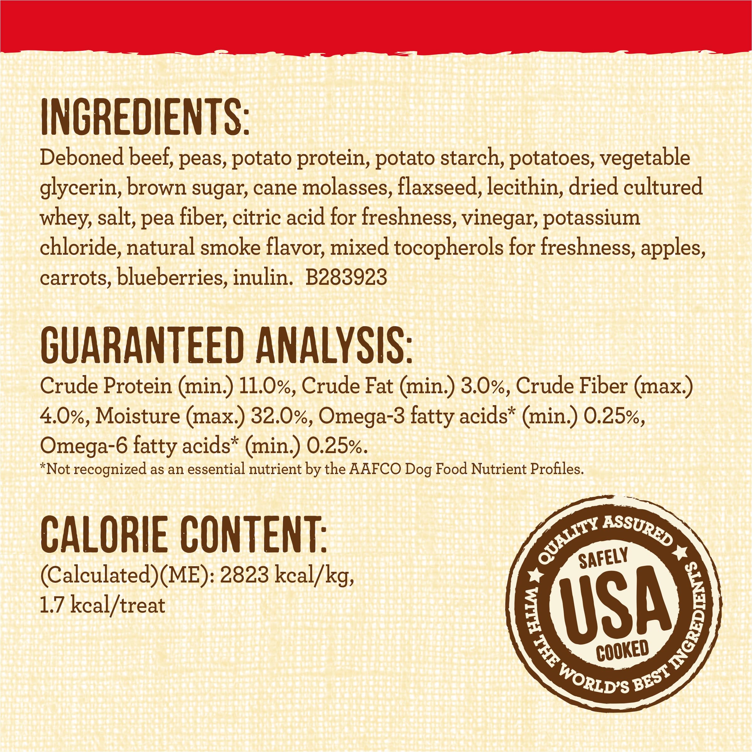 Res deshuesada como primer ingrediente en Merrick Lil’ Plates