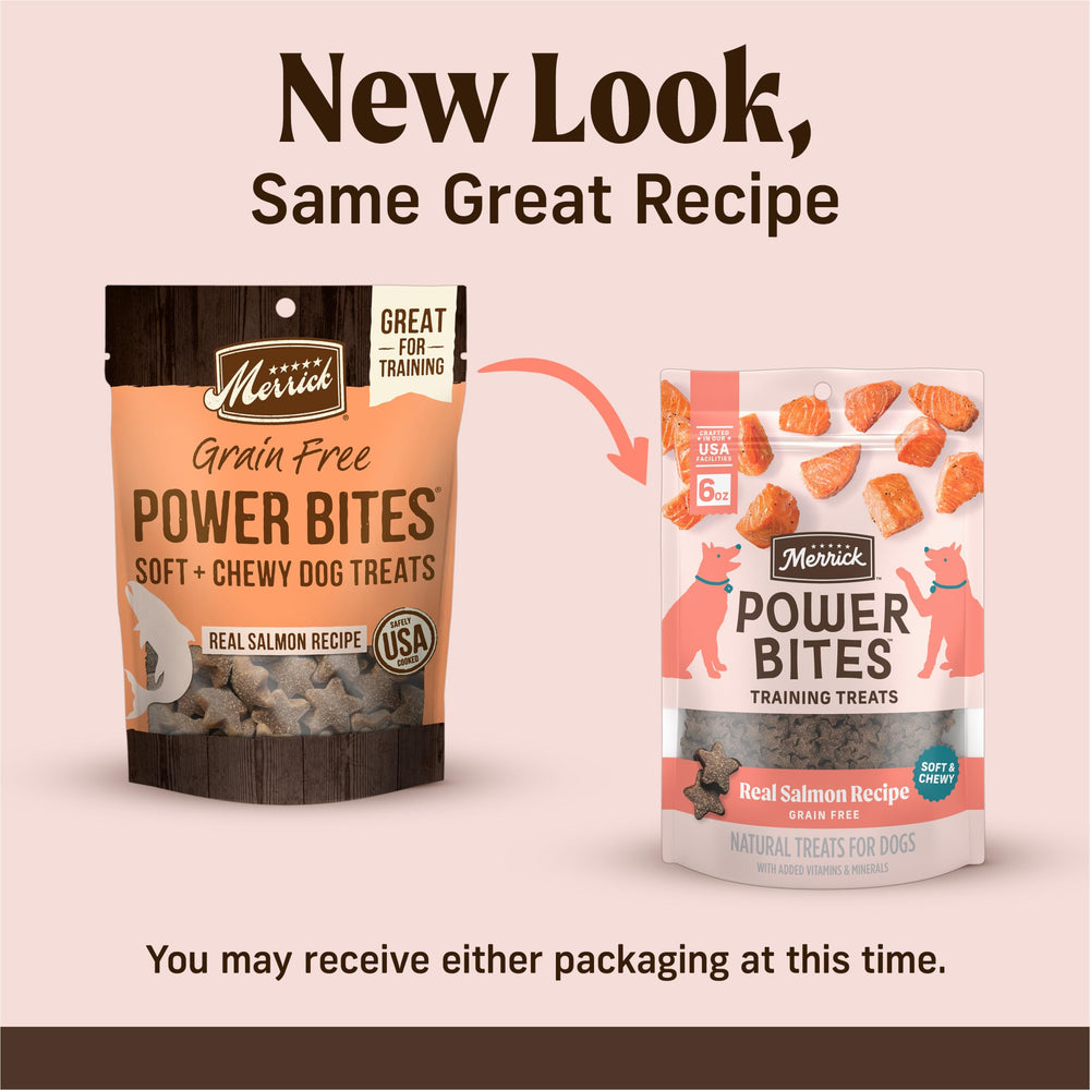 Merrick Power Bites: salmón real como primer ingrediente para un snack sabroso.