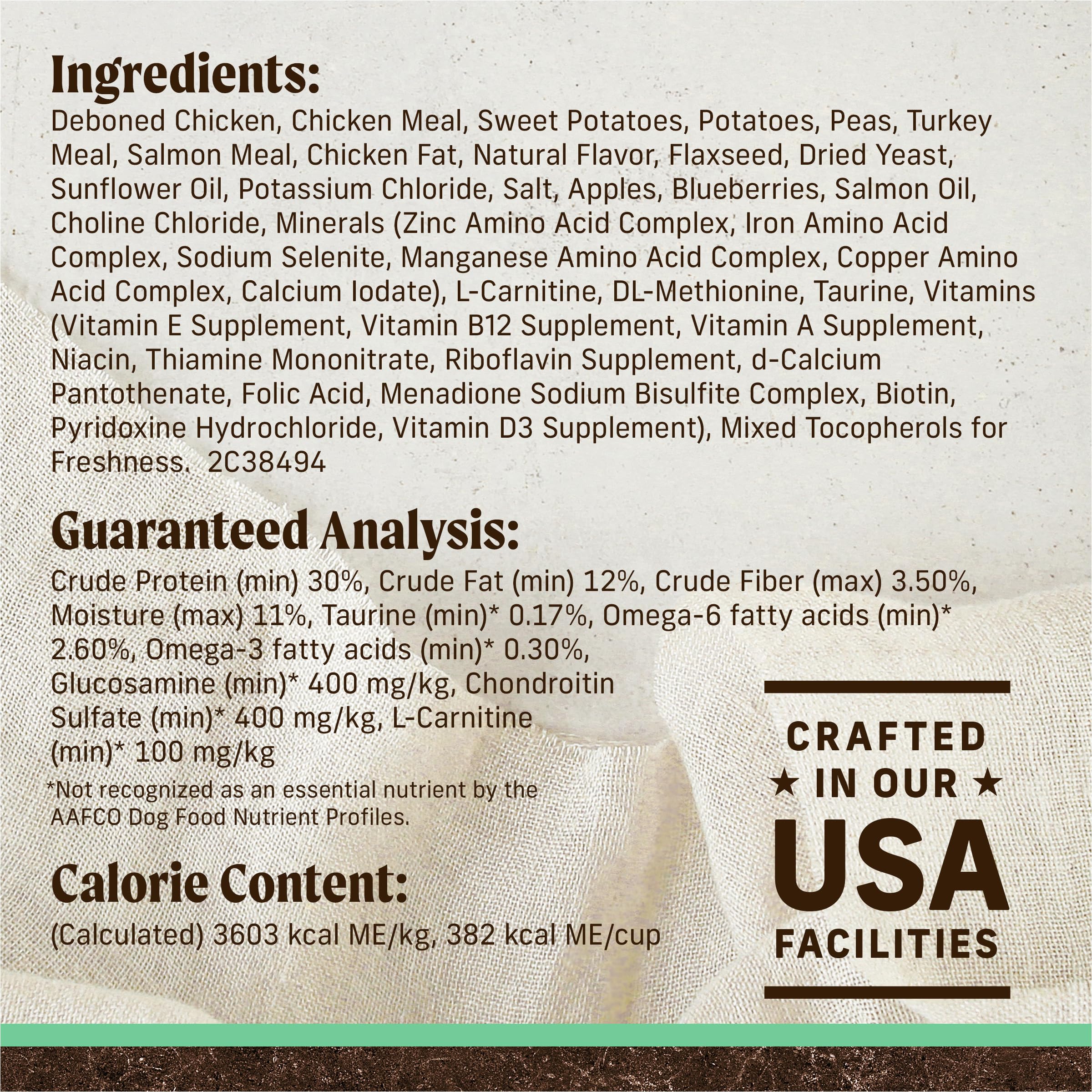 Glucosamina y condroitina para apoyar articulaciones