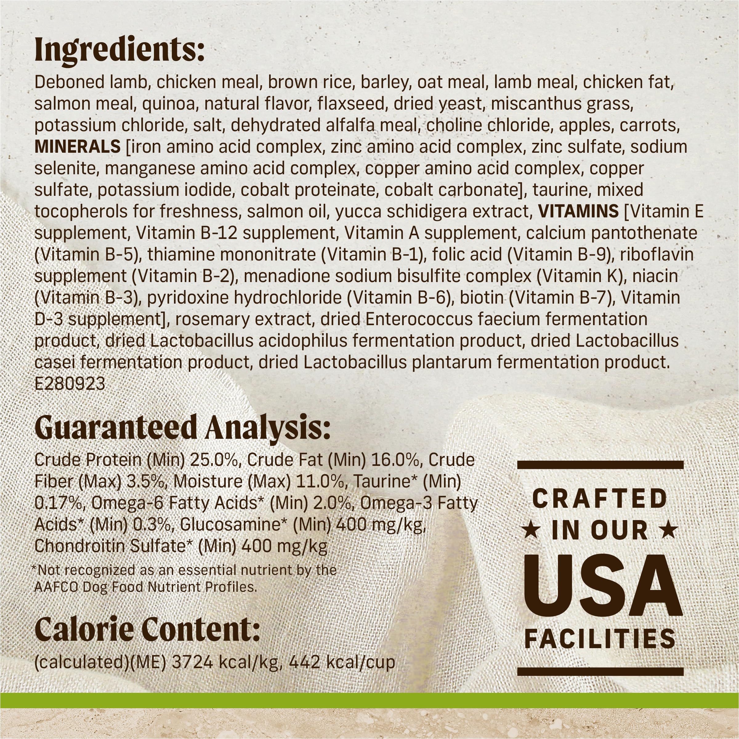 Producido en instalaciones de Hereford, Texas, en Estados Unidos.