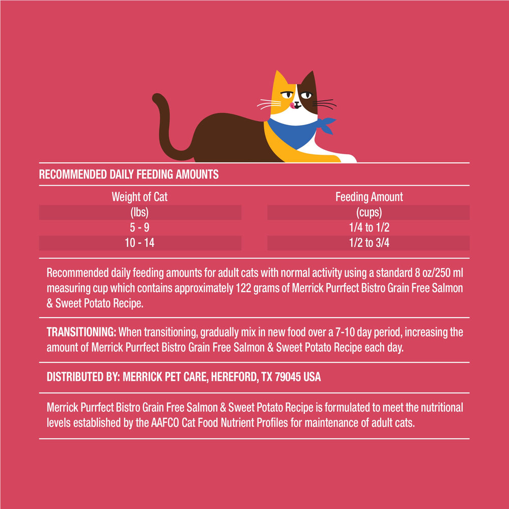 Merrick Purrfect Bistro apto para gatos de interiores y exteriores.