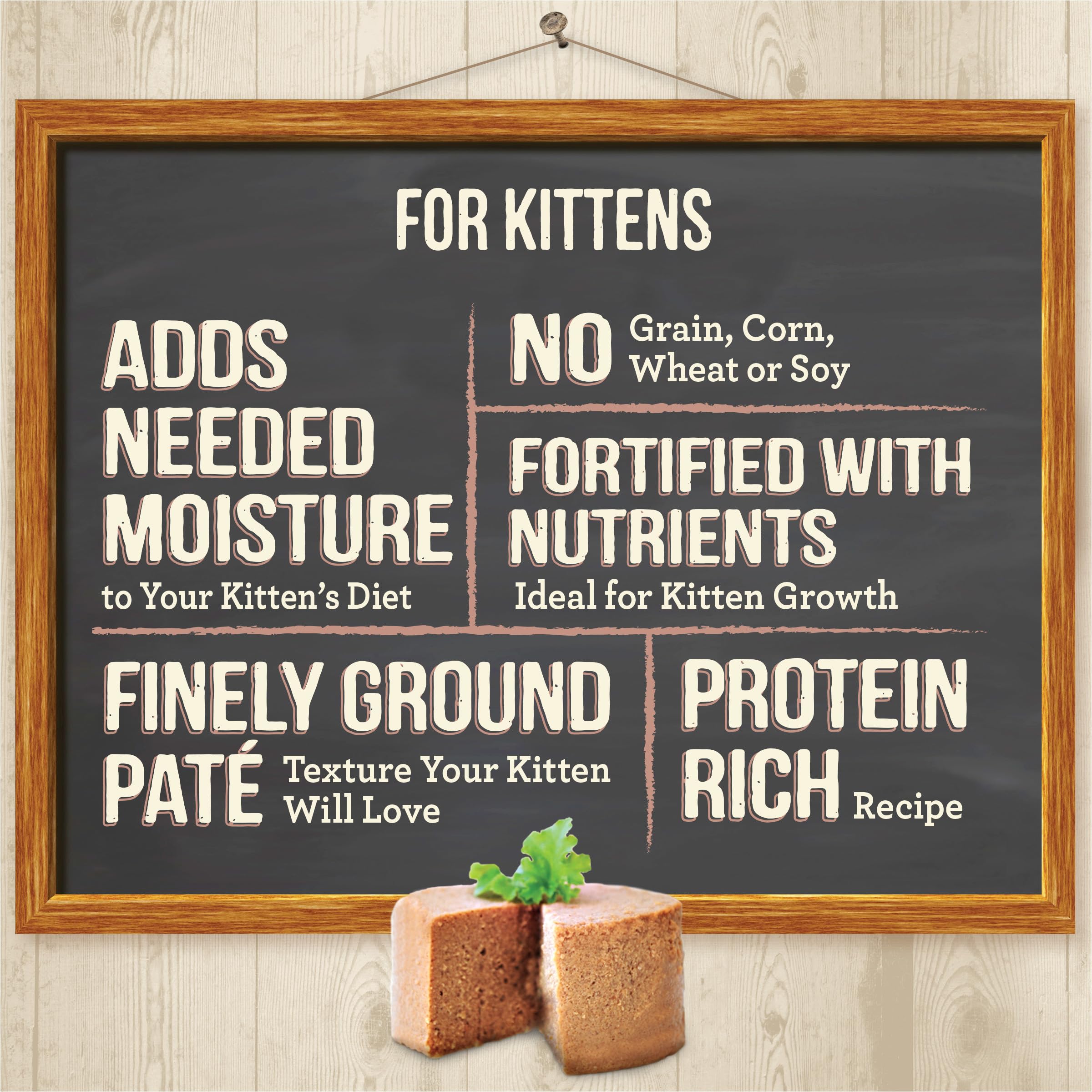 Merrick Purrfect Bistro pate gatito pollo en lata, sabor que suele agradar.