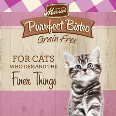 Merrick Purrfect Bistro: plato sin granos para digestión suave del gatito.