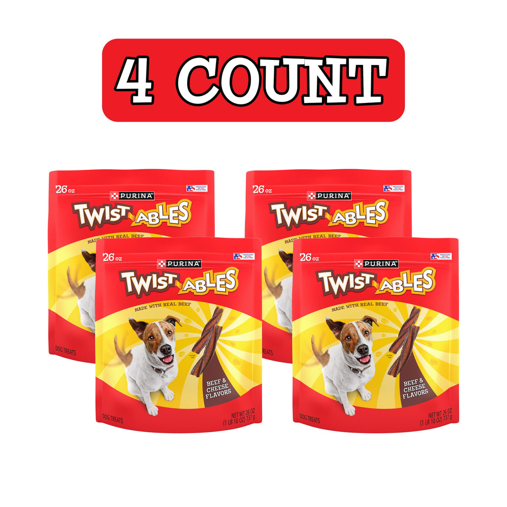Merrick Twistables: envase de 26 oz, snack práctico para compartir.
