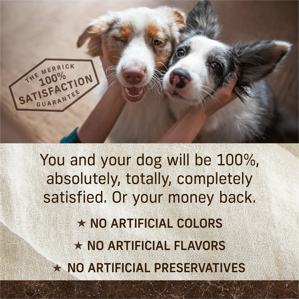 Merrick vitaminas y minerales para crecimiento equilibrado del cachorro