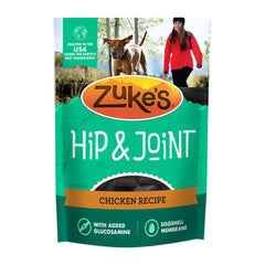 Merrick Zuke’s para Caderas y Articulaciones: galletas para perro adulto con pollo real para premiar