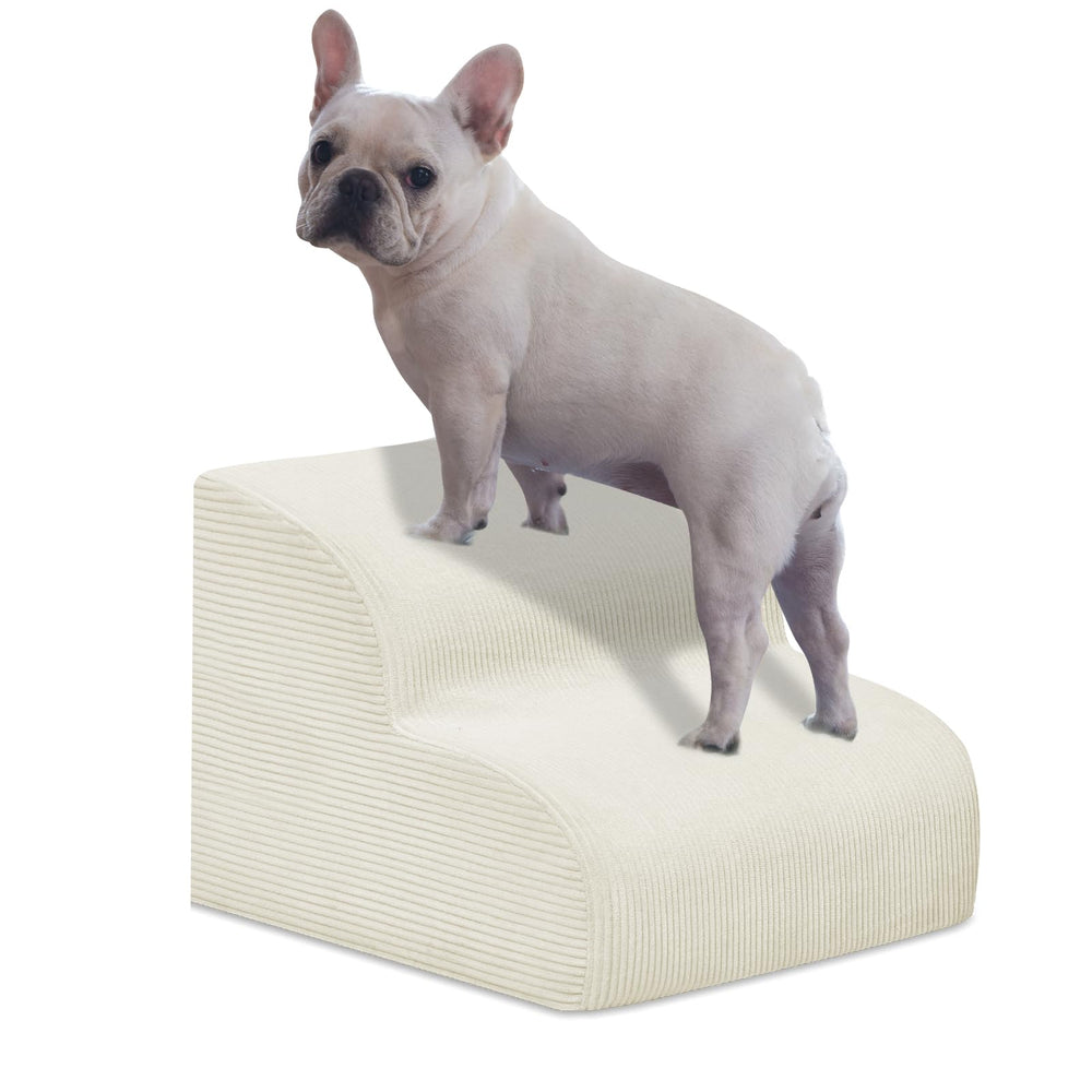 Mesa Lemon escalera para perros de 2 pasos, facilita subir a la cama.