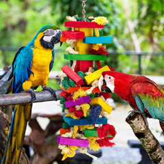 MEWTOGO juguete para aves con cadena resistente y seguro para uso diario