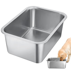 MEWTOGO tazón-perro-grande-capacidad-3galones para agua y comida, ideal para razas grandes.