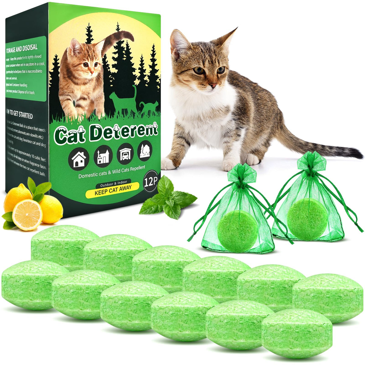 Mgkenk repelente para gatos: paquete exterior para áreas grandes