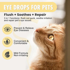 Gotas Mgviiiva para ojos rojos de perros limpieza suave
