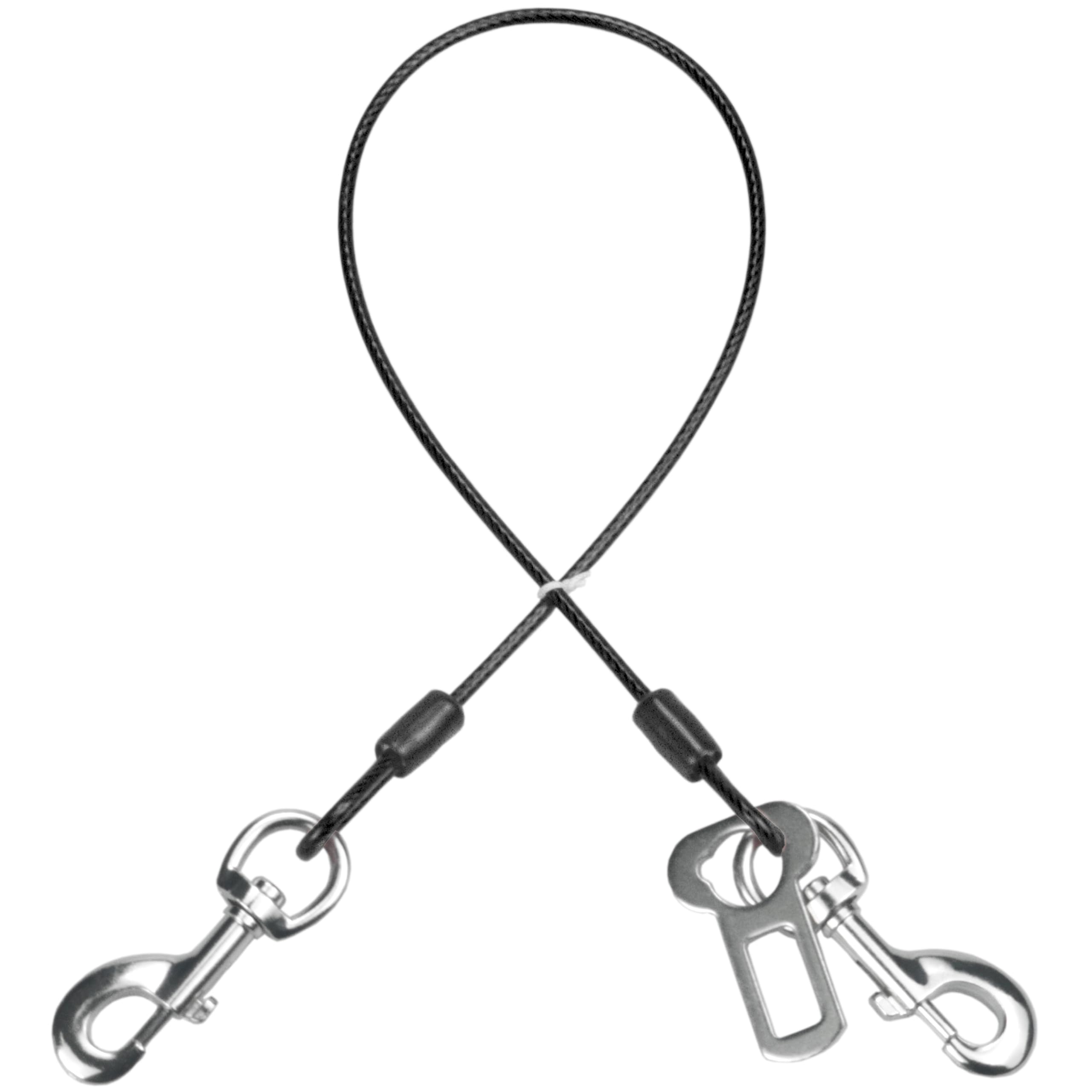 Mi Metty cinturón de seguridad para perros en coche, cuerda recubierta y duradera
