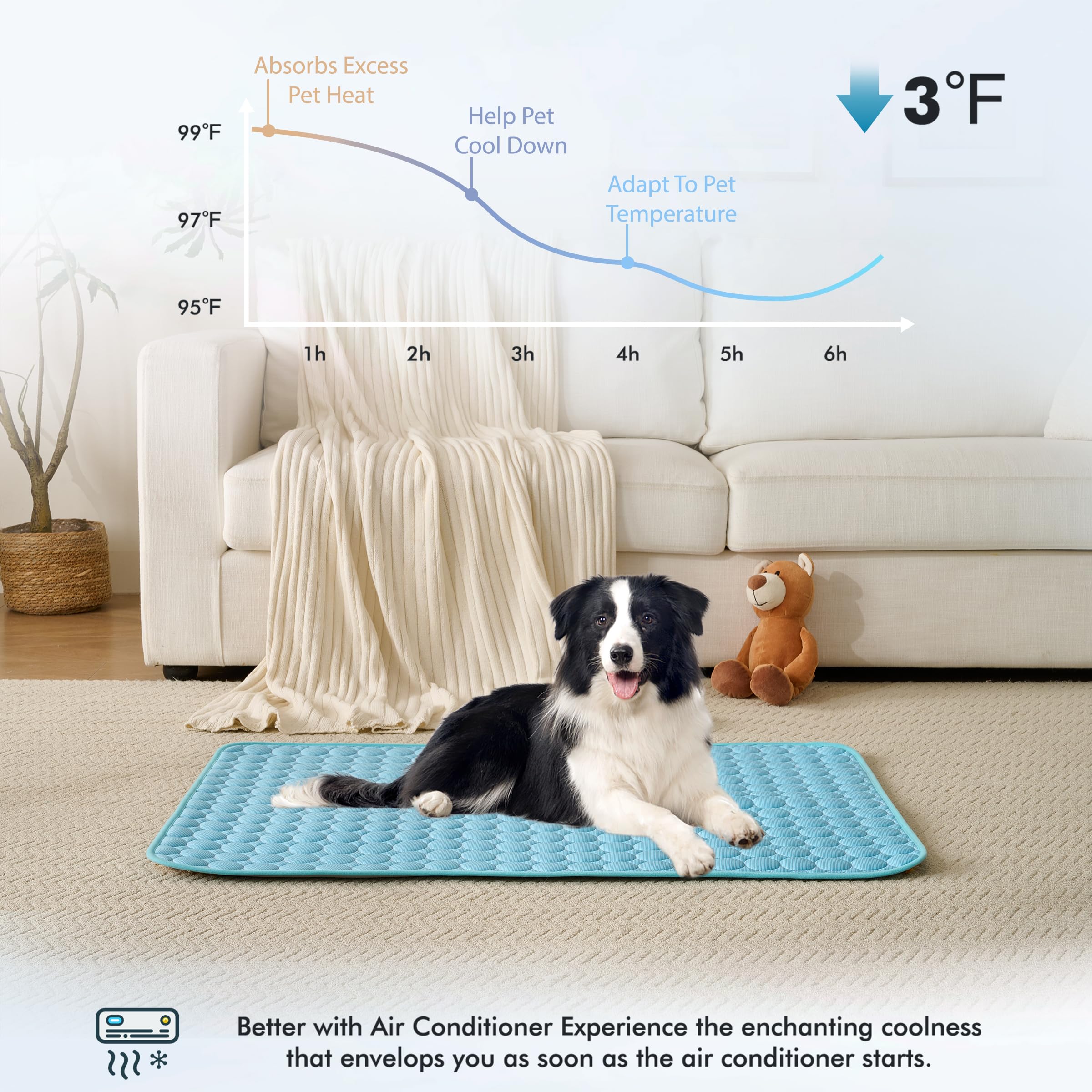 Surface douce MICROCOSMOS avec couche intérieure moelleuse et flocons.