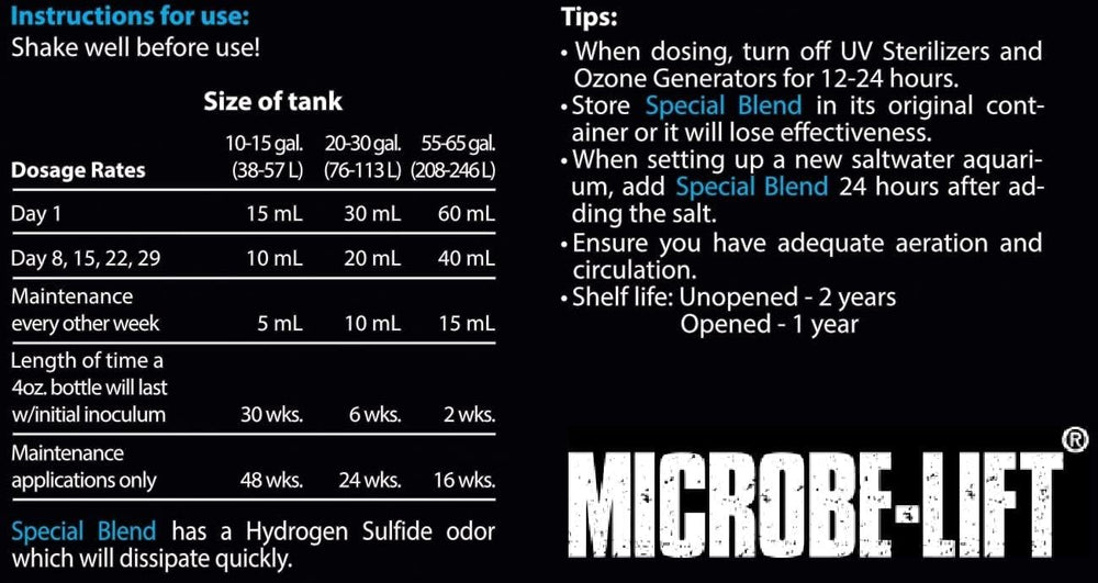 MICROBE-LIFT Special Blend: tanques plantados con agua limpia y equilibrada.