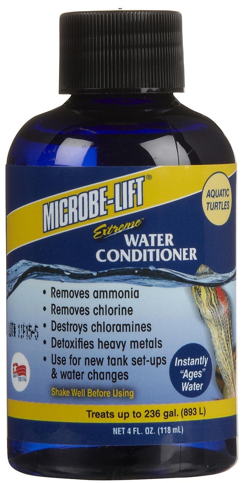 Microbe-Lift Acondicionador extremo para tortugas: agua clara para el acuario