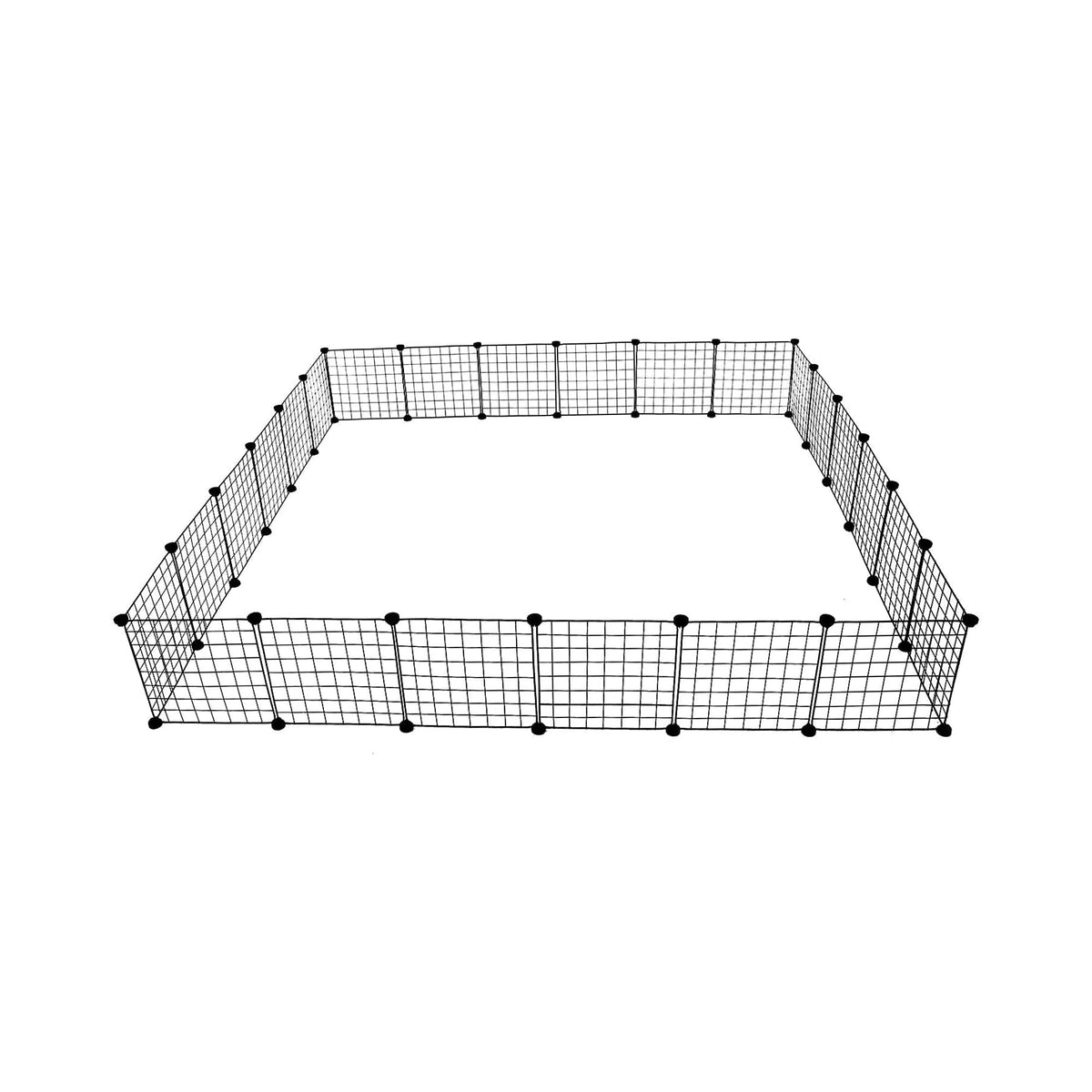 Paneles de jaula para cobayas Midlee, estructura modular para adaptar el espacio.