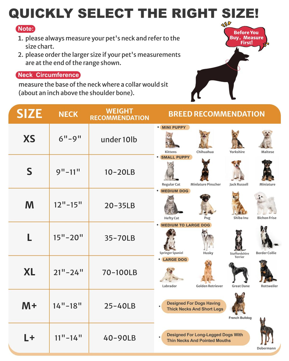 MIDOG collar suave para recuperación postquirúrgica en perros