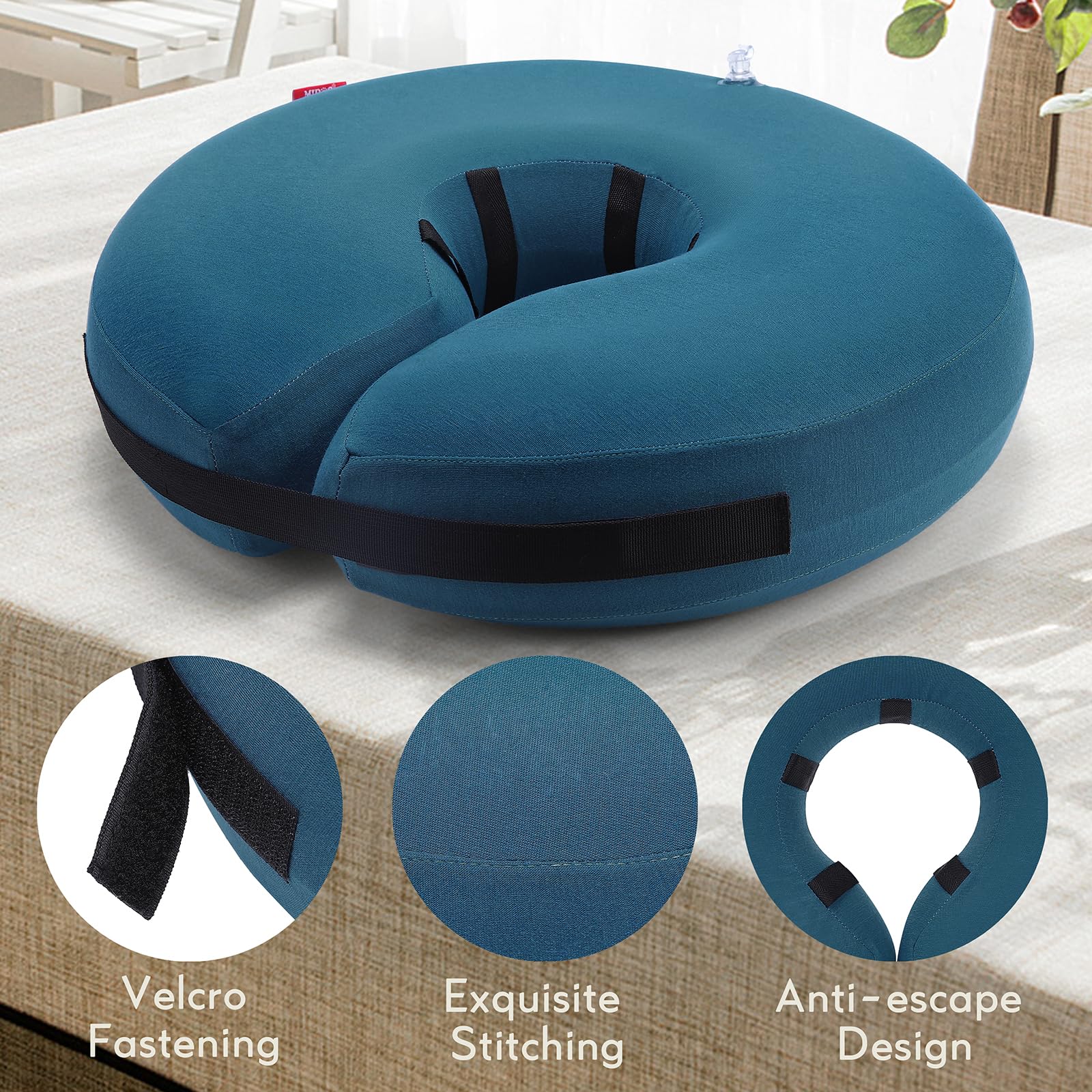 MIDOG collar inflable para perros: fácil de guardar tras desinflar