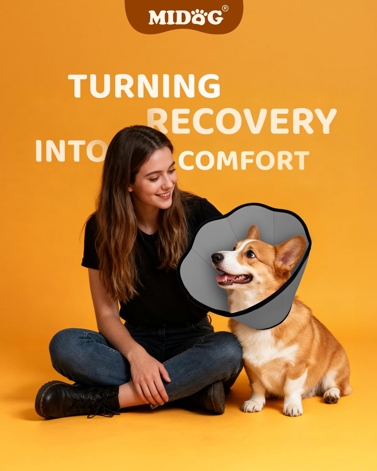 Cono MIDOG con garantía de 1 año para tranquilidad durante la rehabilitación.