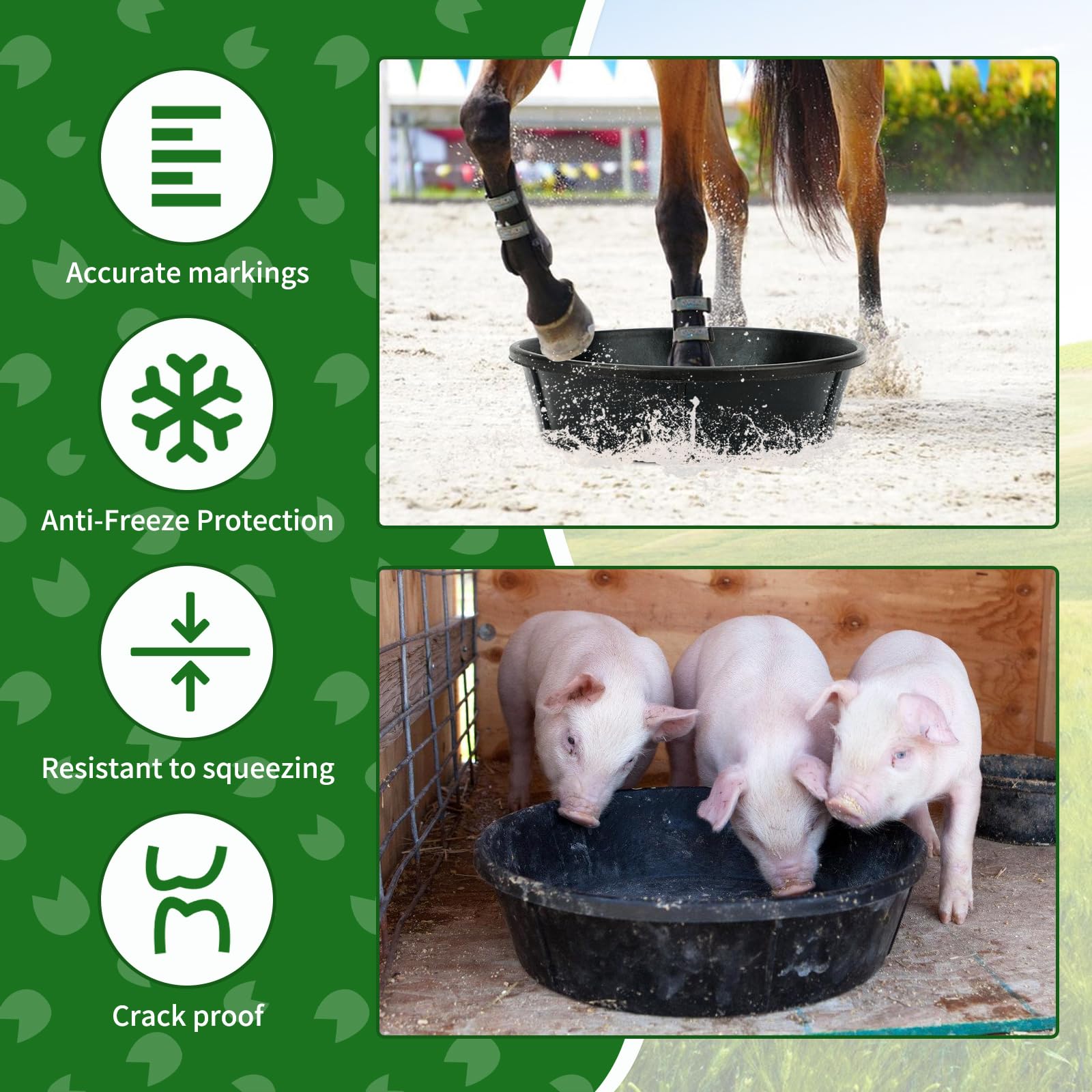Midollarle comedero 3 galones con marcaciones para medir
