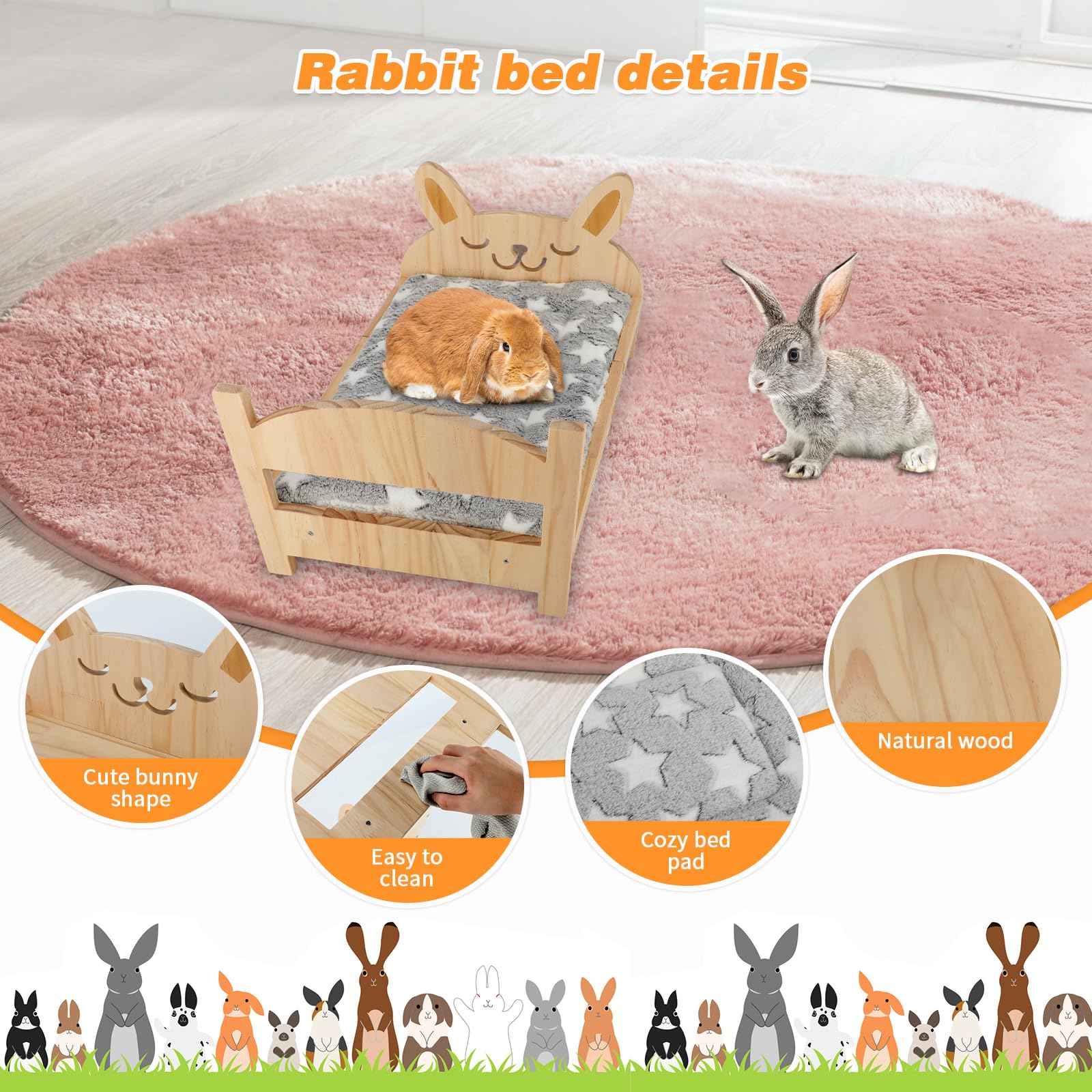 Montaje rápido con manual incluido en la cama Midollarle