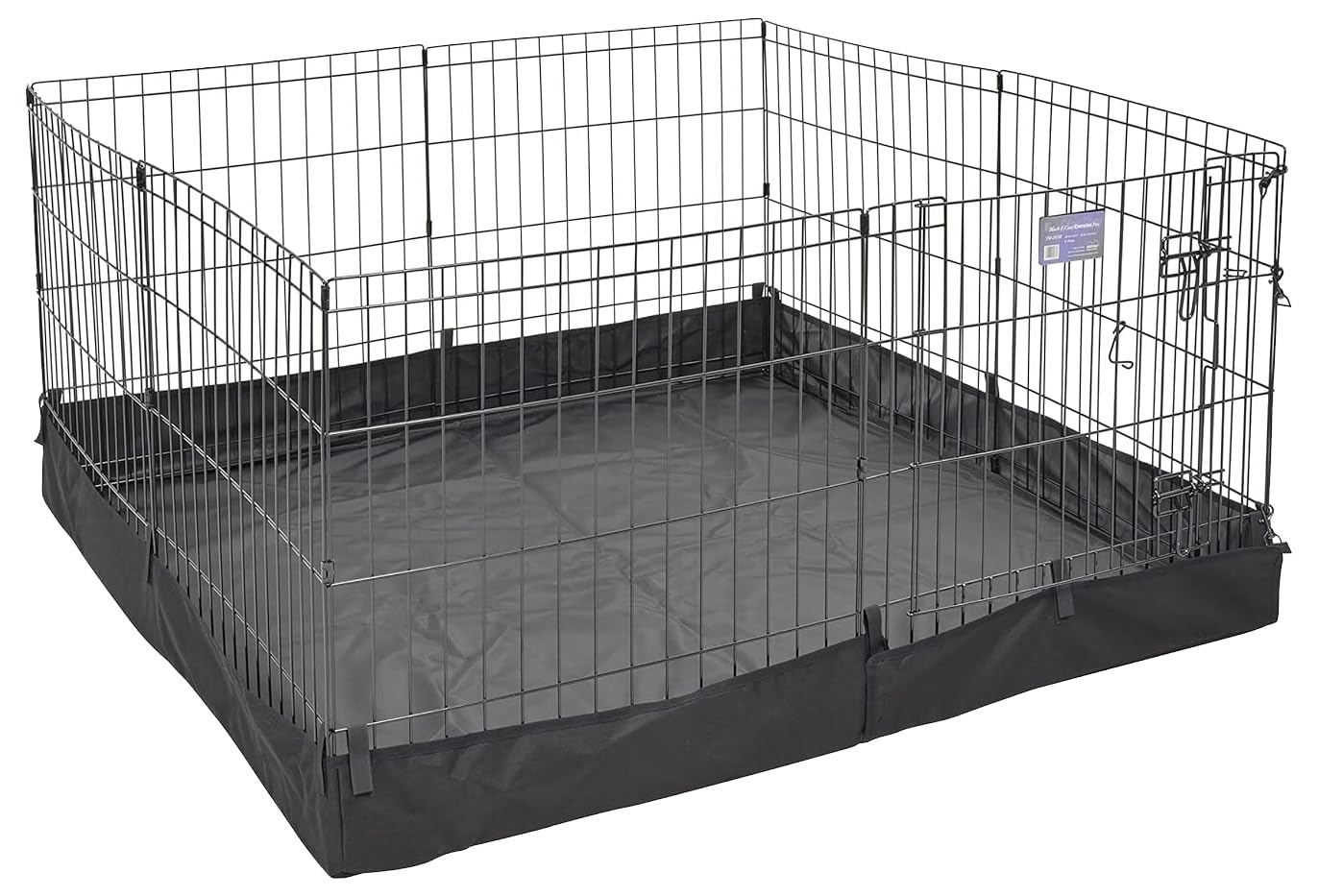 Base lona PVC MidWest para corrales cuadrados, fácil de limpiar