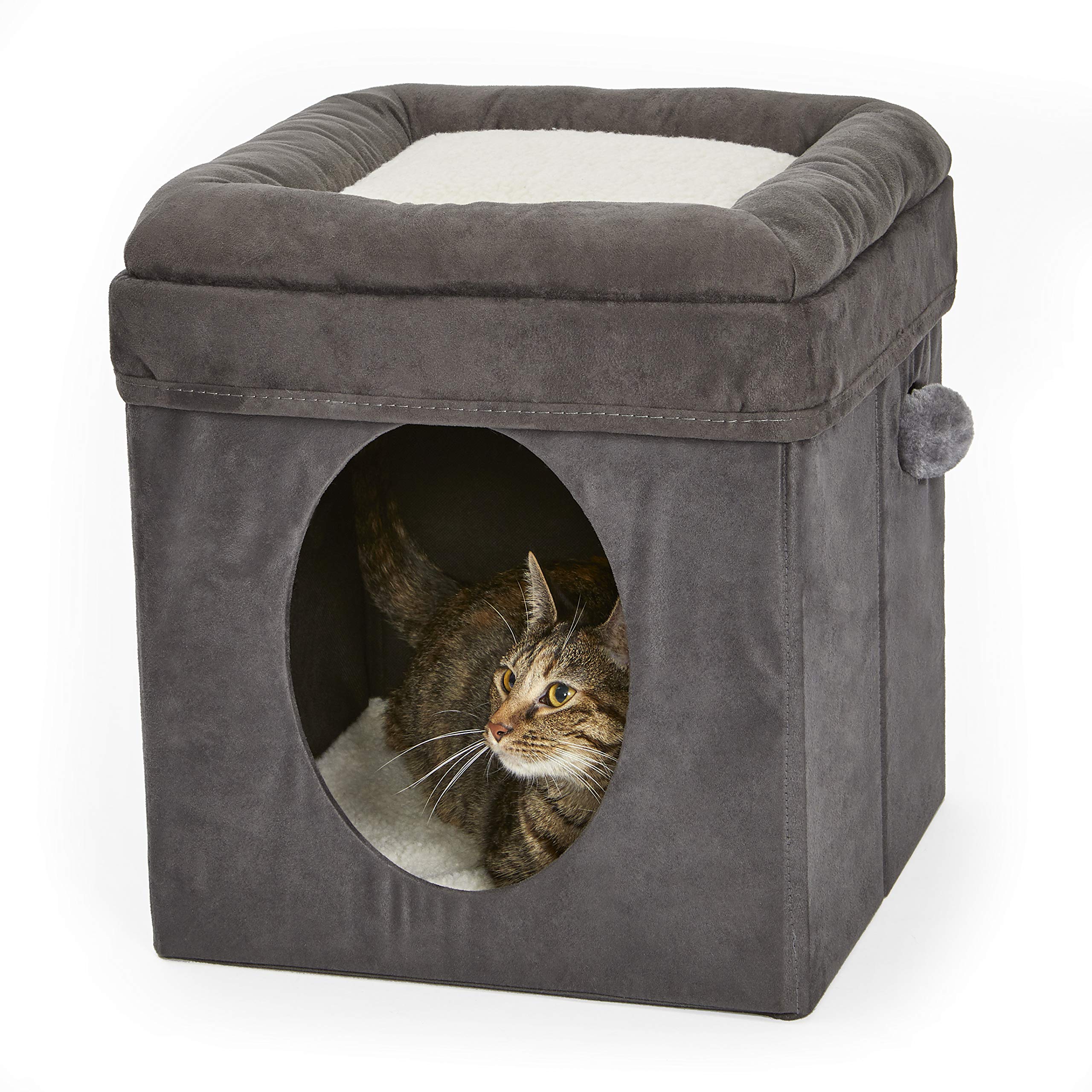 MidWest Cat Cube: cama acolchada superior para descanso elevado