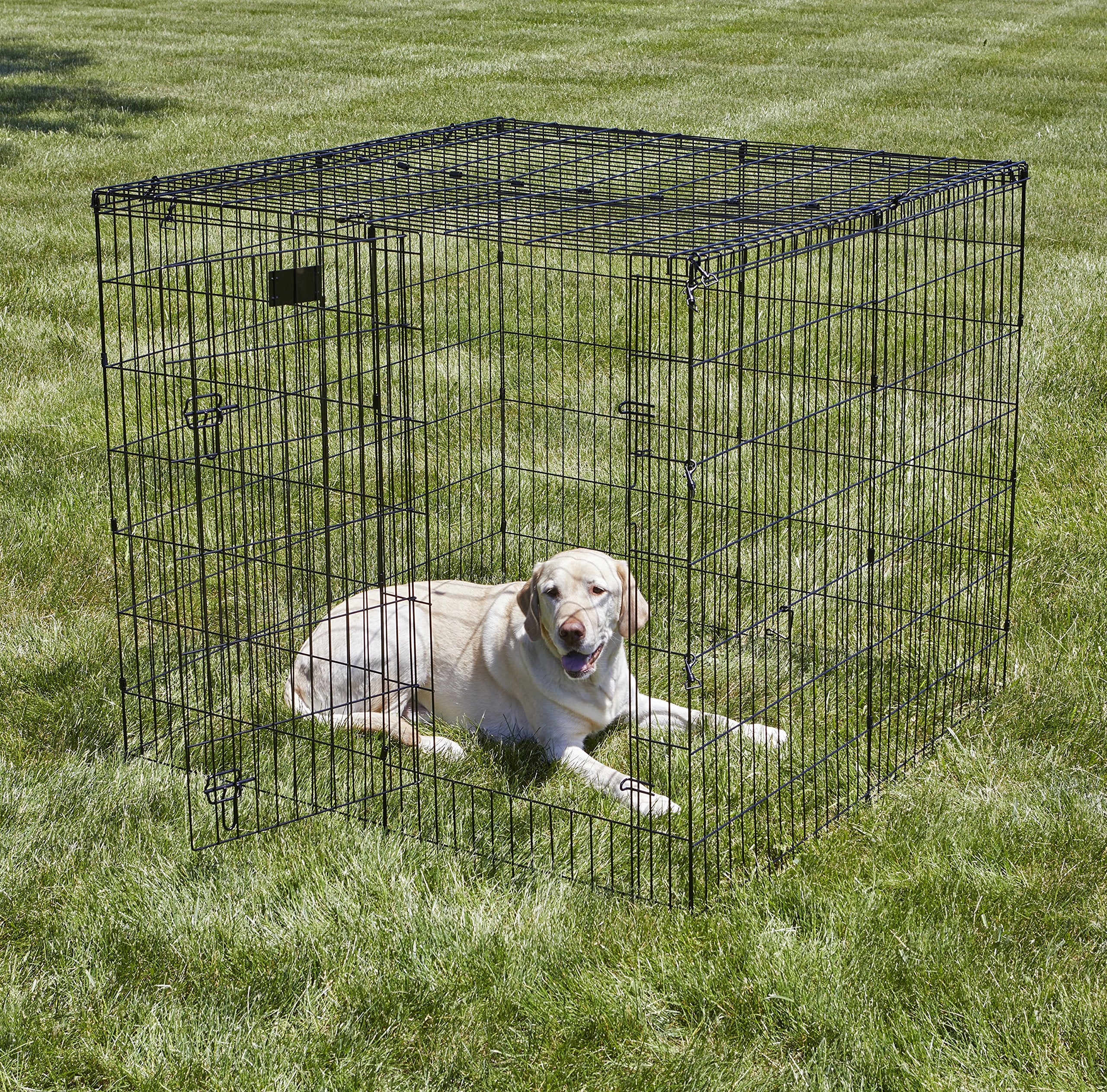 Protección resistente de MidWest evita escapes y protege contra intrusos.