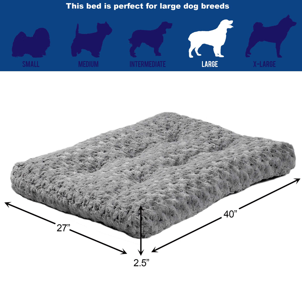 MidWest Homes for Pets cama para jaula de 42 pulgadas: ajuste cómodo y seguro.
