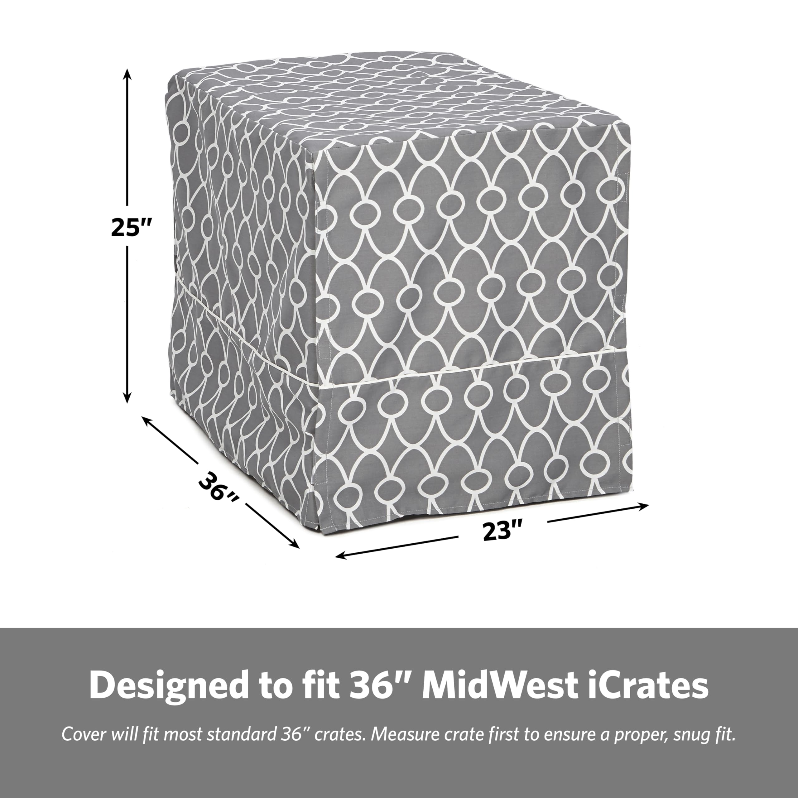 MidWest Homes for Pets funda jaula, montaje sin herramientas para más conveniencia.